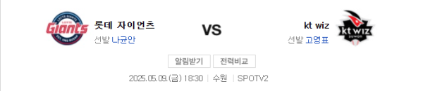 KT vs 롯데 예상 스코어 4:2 경기 결과 예측 class=